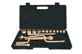 Набор искробезопасных головок 16 предметов