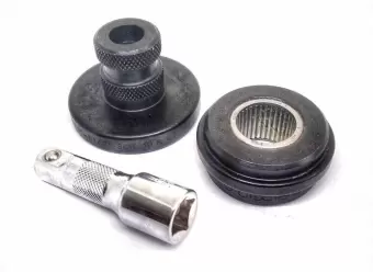 Комплект из ведущего вала и накатного ролика 1 1/4"-1 1/2" для желобонакатчика мод. 915